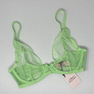 Agent Provocateur Casper Mint Green Bra 34DD NWT